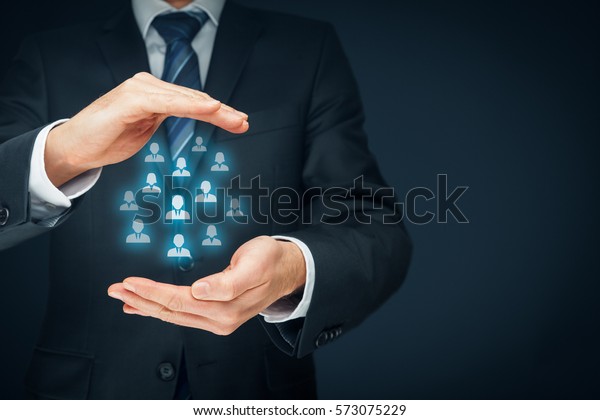 Customer Care Insurance Care Employees Human Stock Photo 573075229 ...