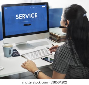 Customer care webpage interface word