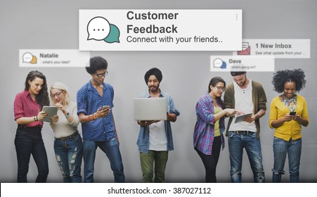 Customer Feedback Opinion Reply Report Concept