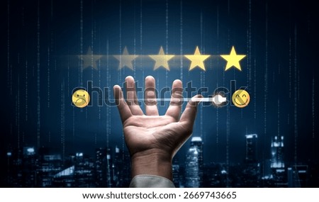 Customer satisfaction measures experience. Customer satisfaction improves service, builds loyalty, customer enhances trust, and customer satisfaction drives feedback. Vouch