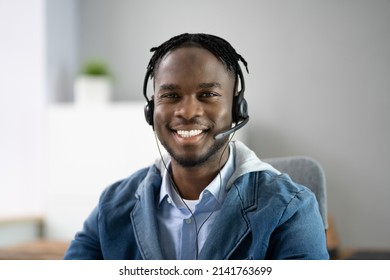 Customer Service Agent Man In Call Center