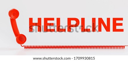 customer service helpline communication hotline with telephone