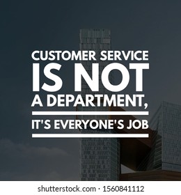 Customer Service Quote Business Quote Achievement Stock Photo ...