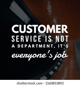 Customer Service Quote Business Quote Achievement Stock Photo (Edit Now ...