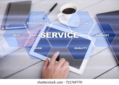 Customer Service Relationship Concept Business Concept Stock Photo ...