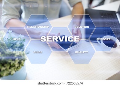 Customer Service Relationship Concept Business Concept Stock Photo ...