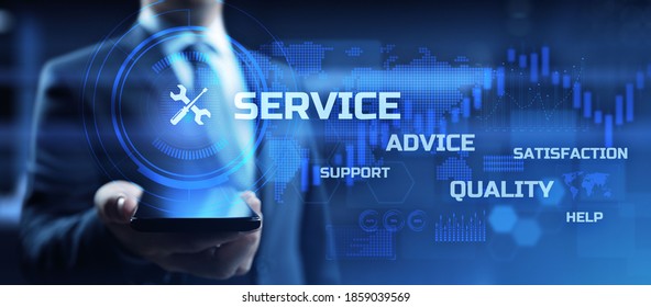 Customer Service Technical Support Business Internet Stock Photo ...