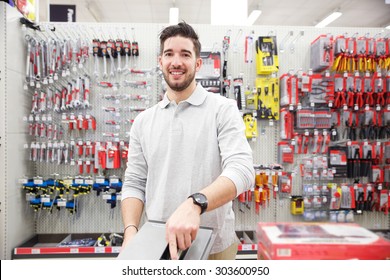 Customer In A Tool Store