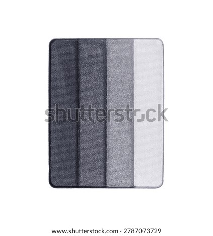 Customizable empty palette case with magnetic base for interchangeable pans, customizable storage holds up to four standard size eyeshadows, customizable ideal for makeup artists or depotting enthusiasts. 