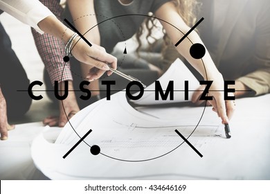 Customize Create Innovate Modify Creativity Concept
