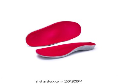 Custom-made orthotic inserts that are made from a cast of the foot 