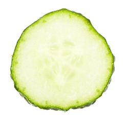 Isolated cucumber slice | Food Images ~ Creative Market