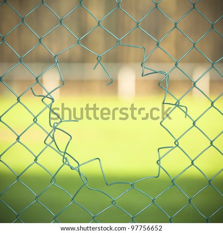 Cut fence.
See my portfolio for more