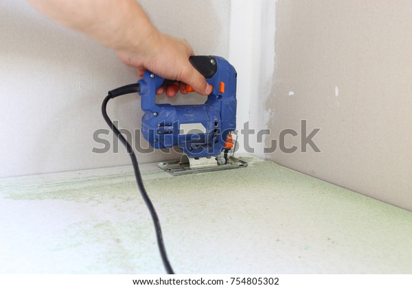 Cut Holes Kitchen Countertop Equipment Stock Photo Edit Now