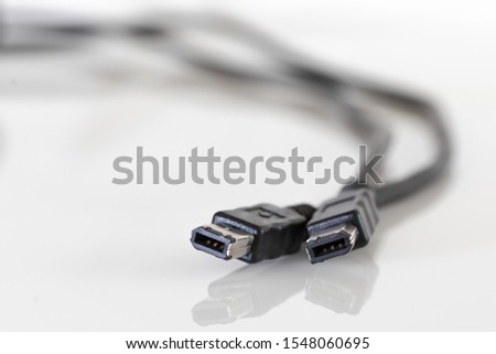 cut out of a firewire 400 cable