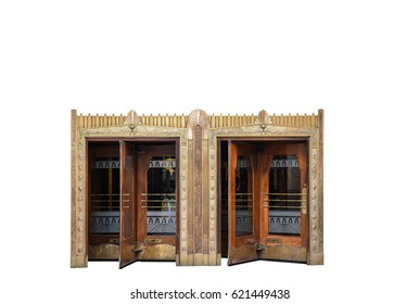 Cut Out Image Of Revolving Doors