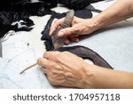 cut skins for fur coats