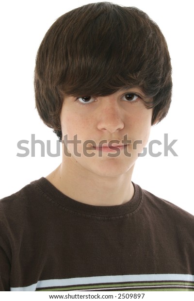 Cute 13 Year Old Boy Brown Stock Image Download Now