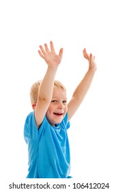 Cute 3 Year Old Boy Raising Stock Photo 106412024 | Shutterstock