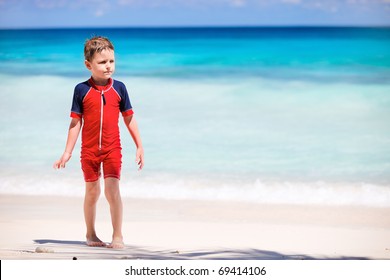 Cute 6 Years Old Boy Tropical Stock Photo 69414106 | Shutterstock