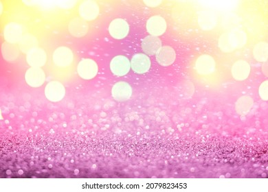 Cute Abstract Multicolor Pastel Glitter Sparkle Confetti Background