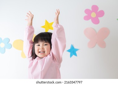 Cute Asian Nursery School Child