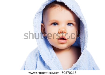 cute baby boy blue