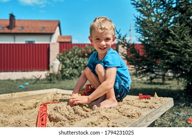 Baby Boy Playing With Sand Stock Image Image Of Child 6194513