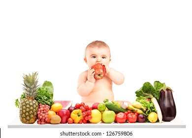 baby fruit photoshoot