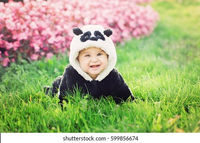 Cute Baby Boy Wearing Panda Bear Stock Photo 599856674 | Shutterstock