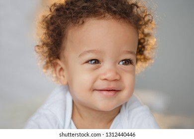 Cute Baby Fluffy Hair Pretty Boy Stock Photo (Edit Now) 1617725779