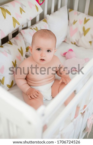 Similar – Image, Stock Photo Eight funny babies sitting on the floor