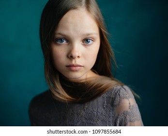 Cute Baby Long Hair Stock Photo 1097855684 | Shutterstock