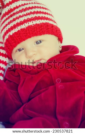 Similar – Image, Stock Photo Little Red Riding Hood