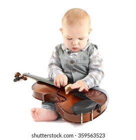 Similar Images, Stock Photos & Vectors of Smiling little boy playing ...