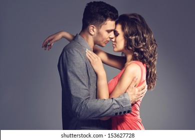 Cute Couple Kissing Images Stock Photos Vectors Shutterstock