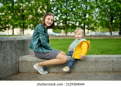 Cute Big Sister Cuddling With Her Toddler Brother. Adorable Teenage Girl Holding Baby Boy. Children With Large Age Gap. Big Age Difference Between Siblings. Big Family.