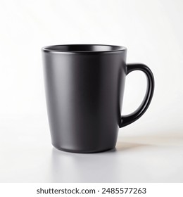 cute black cup mockup design 