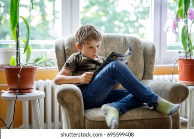 kid on couch