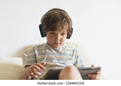 Cute Boy Lying On Bed Home Stock Photo 2184845105 | Shutterstock