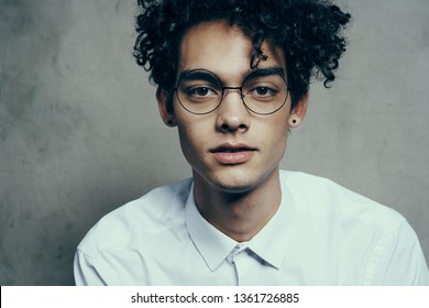 cute men with glasses