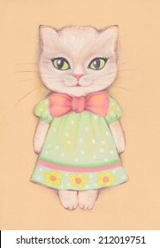 Baby Cat Drawing Stock Photos Images Photography Shutterstock