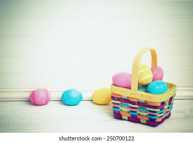 cute empty easter basket