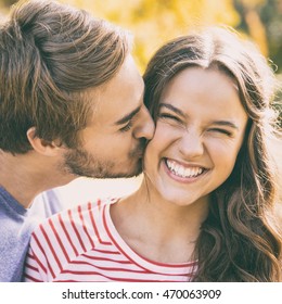 cheek kiss images stock photos vectors shutterstock