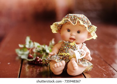 Cute Doll in background