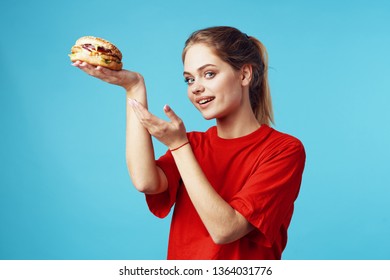 19,703 Women holding hamburger Images, Stock Photos & Vectors ...