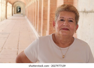 Cute Ethnic Senior Woman Portrait