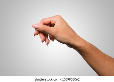 Cute Female Hands Holding Something