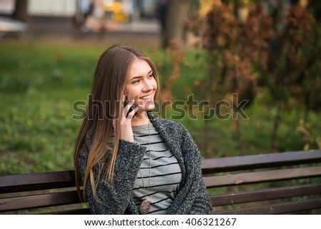 cute girl listening to music with headphones