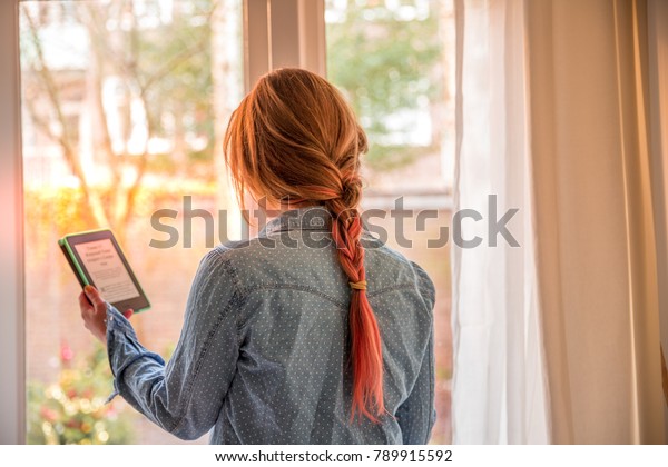 Cute Girl Long Braided Hair Near Stock Photo Edit Now 789915592